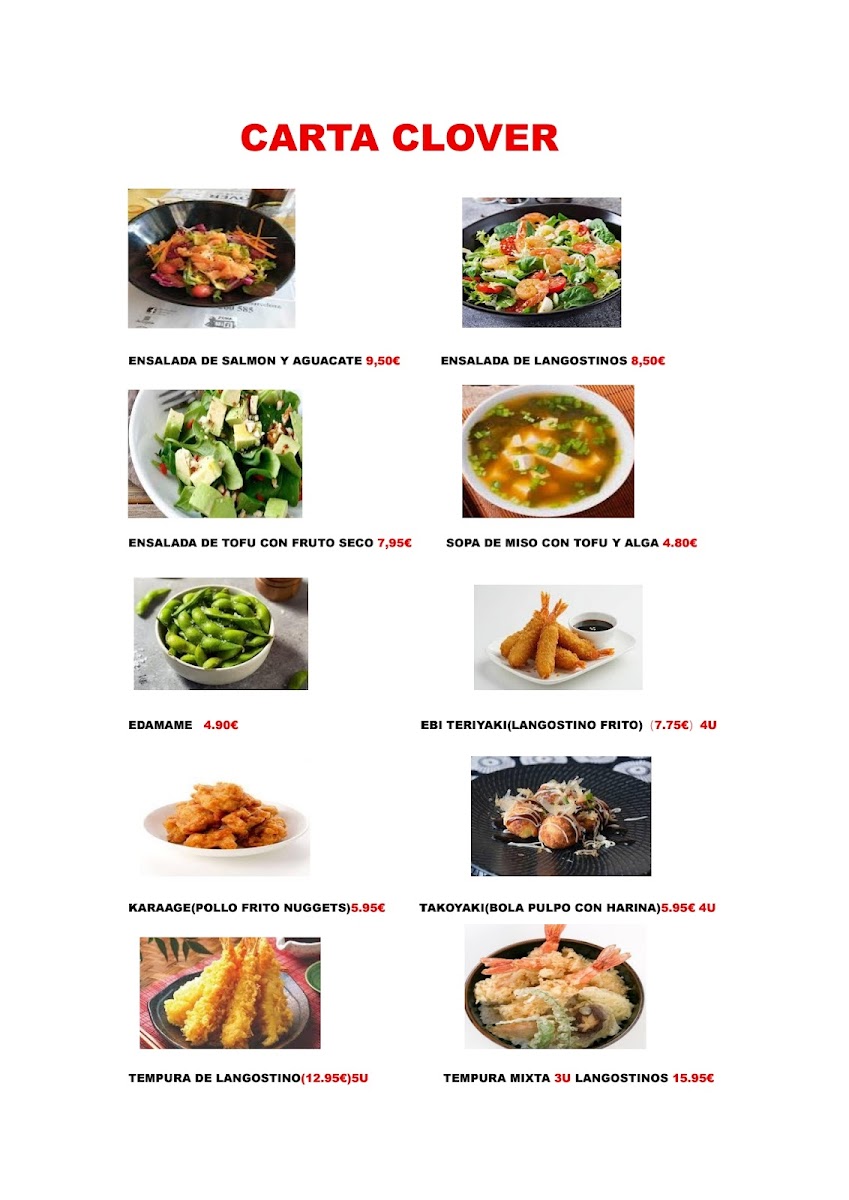 Restaurant Clover Photo Menu 9
