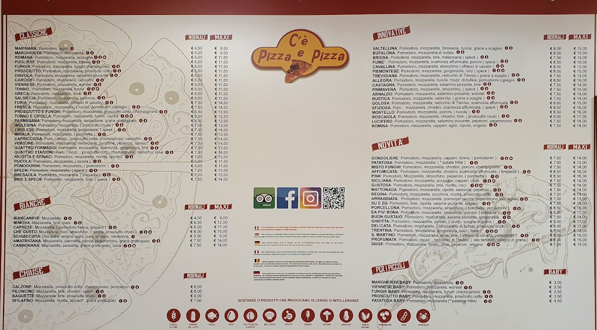 C'è Pizza e Pizza Photo Menu 1
