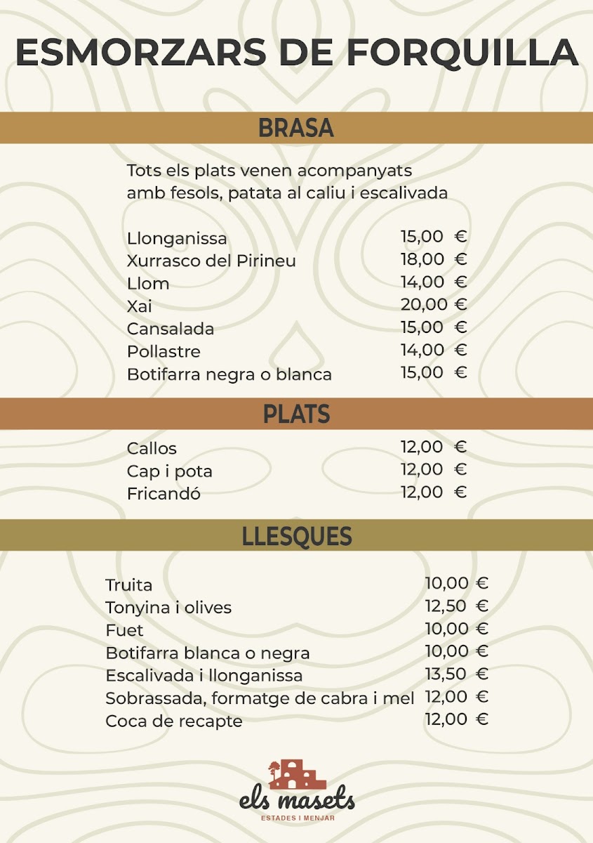 Refugi Els Masets Photo Menu 1