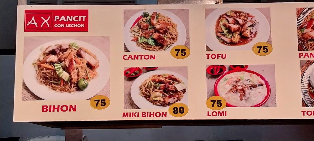 AX Pancit Con Lechon JP Rizal Photo Menu 6