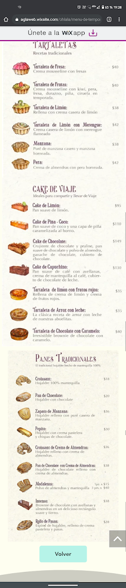 La Friandise (Oh la lá) Photo Menu 7