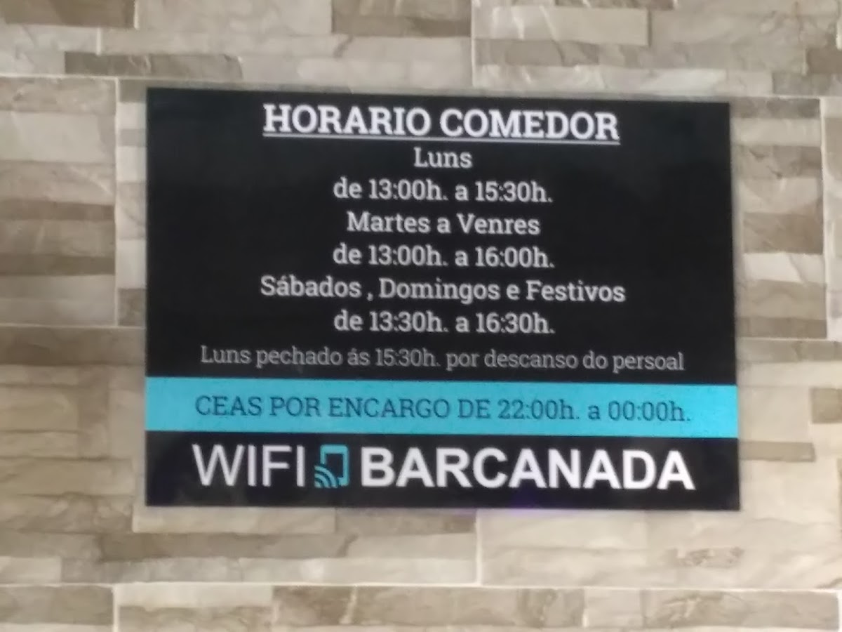 BAR CANADA RESTAURANTE Photo Menu 3