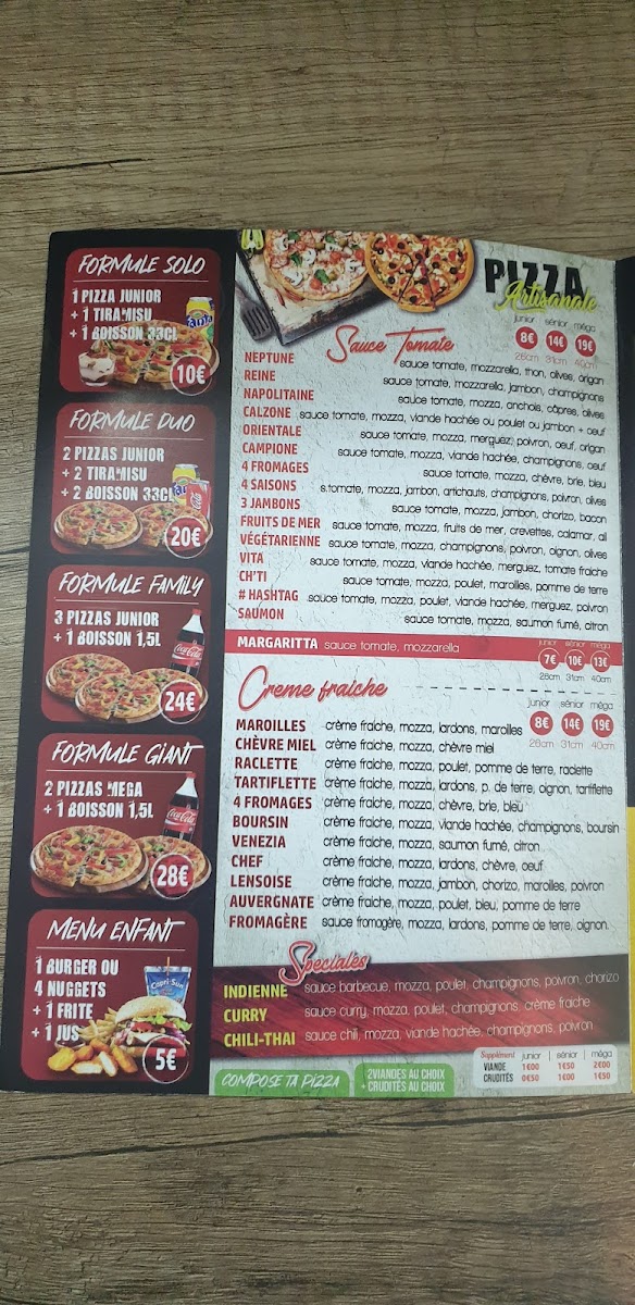 hashtag pizza méricourt Photo Menu 3