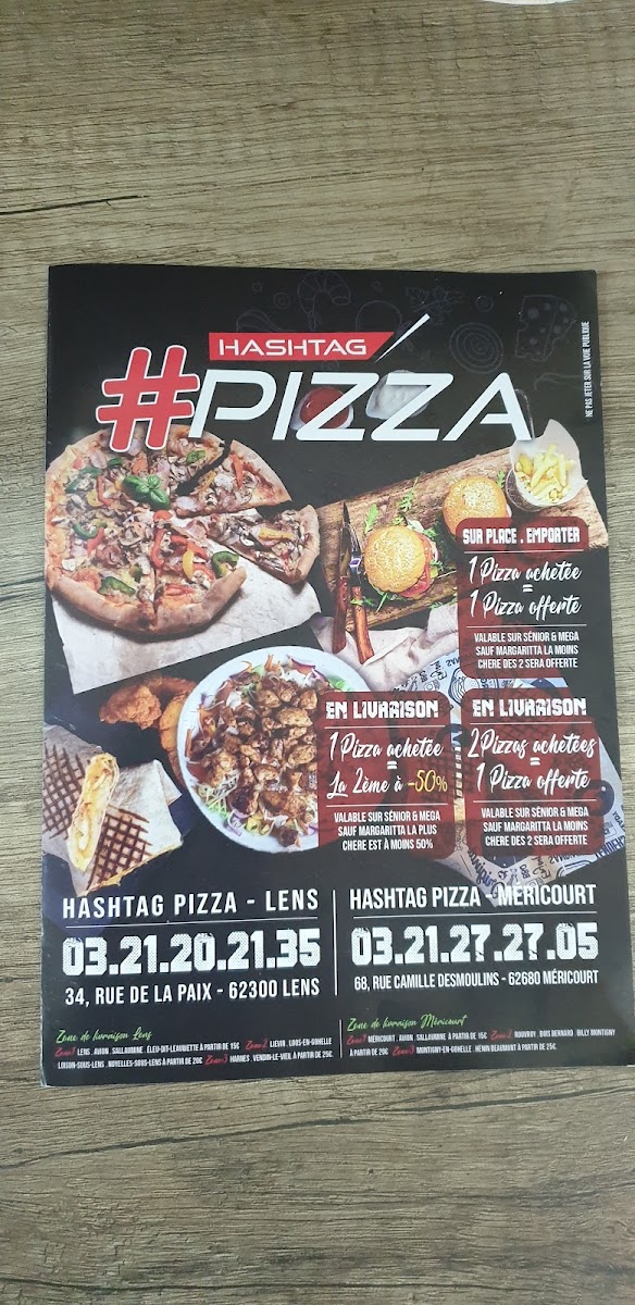 hashtag pizza méricourt Photo Menu 6
