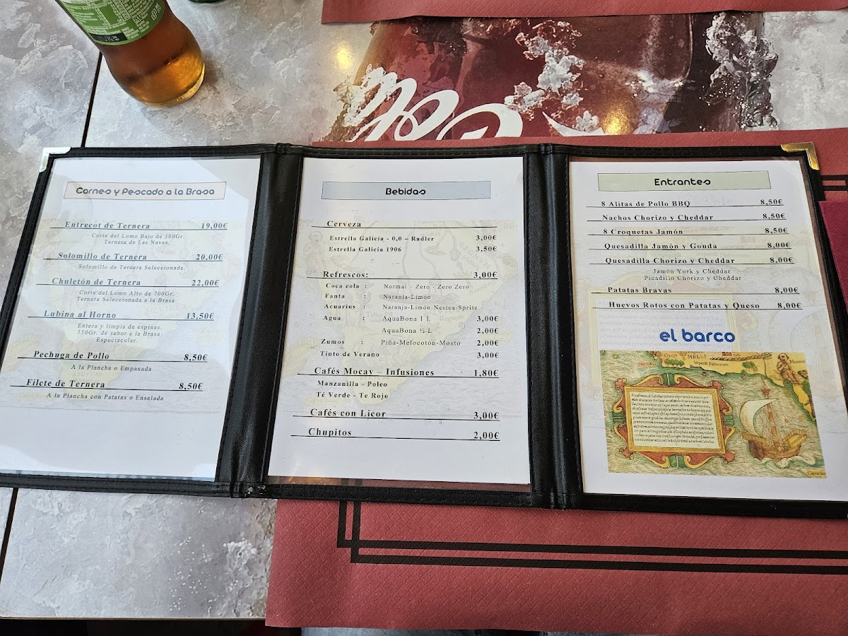 El barco Photo Menu 2