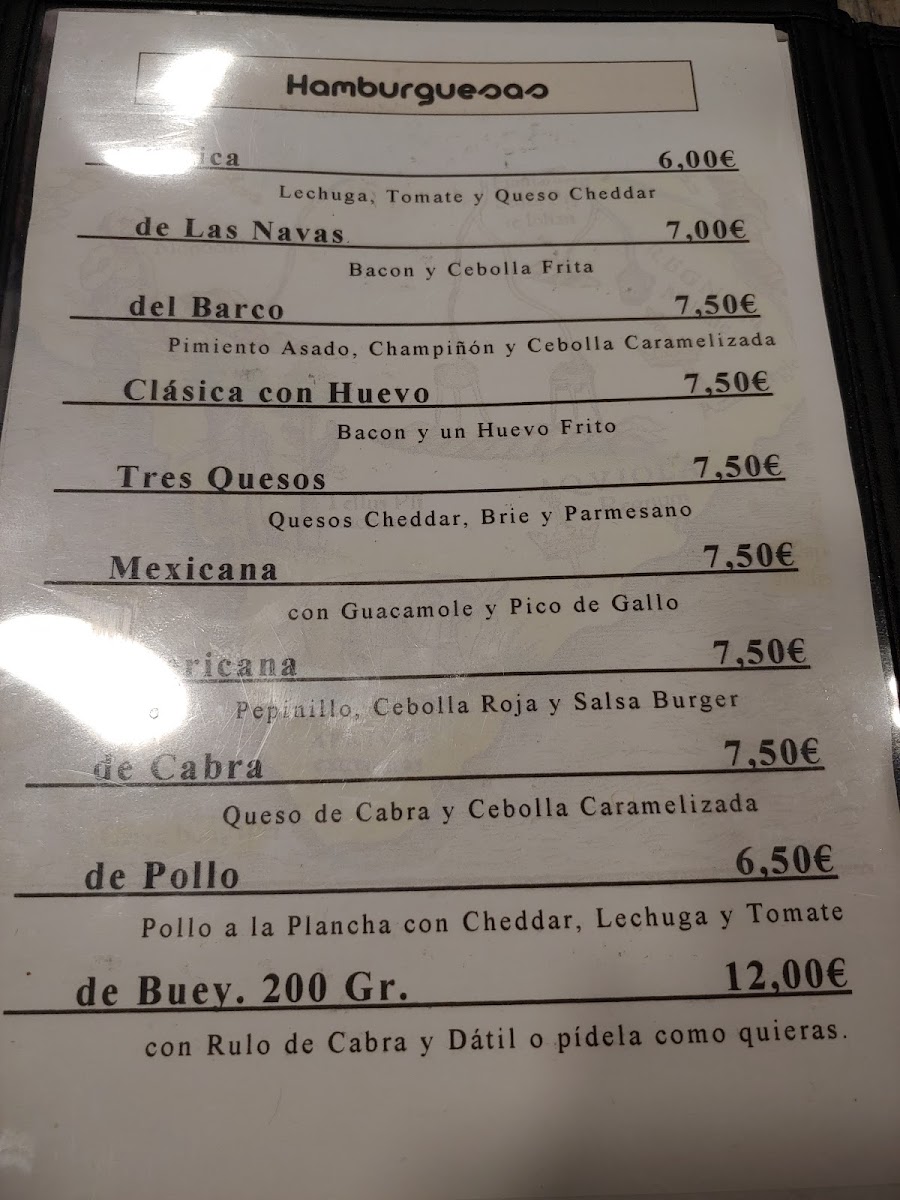 El barco Photo Menu 3