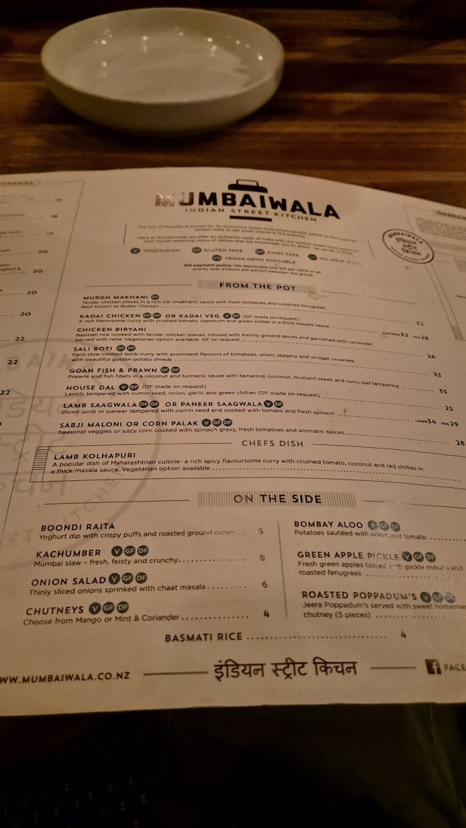 Mumbaiwala Christchurch Photo Menu 10