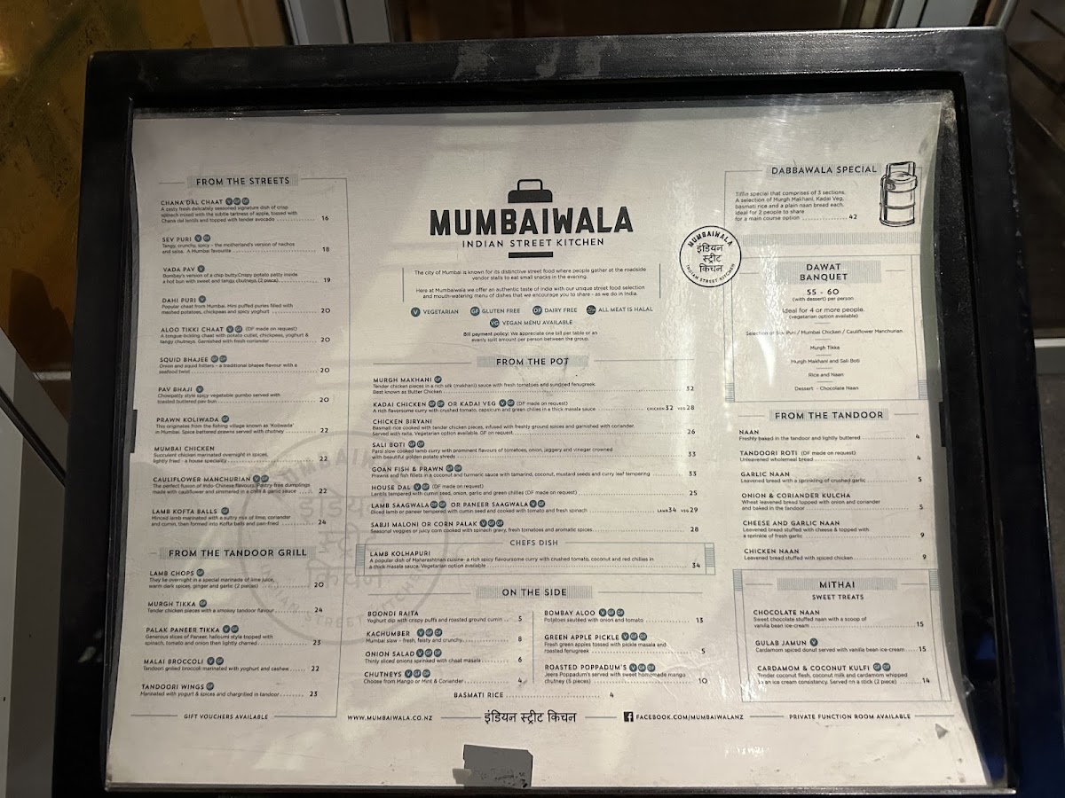 Mumbaiwala Christchurch Photo Menu 4