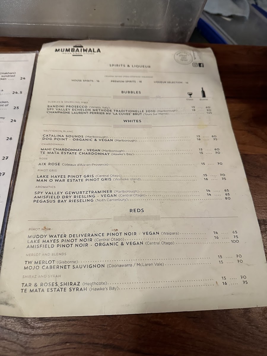 Mumbaiwala Christchurch Photo Menu 5
