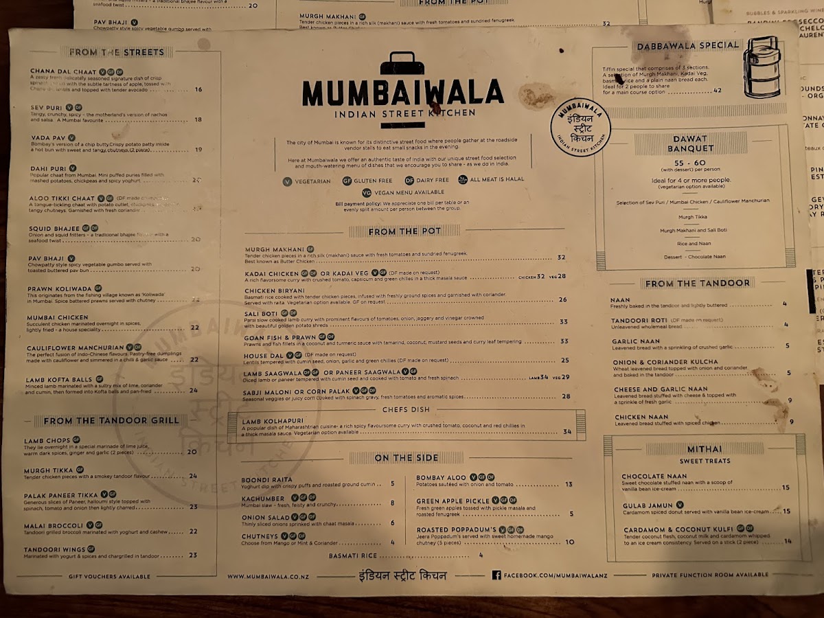 Mumbaiwala Christchurch Photo Menu 6