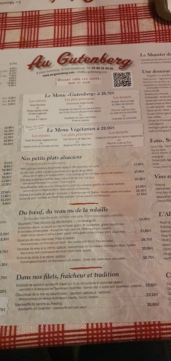 Au Gutenberg Photo Menu 9