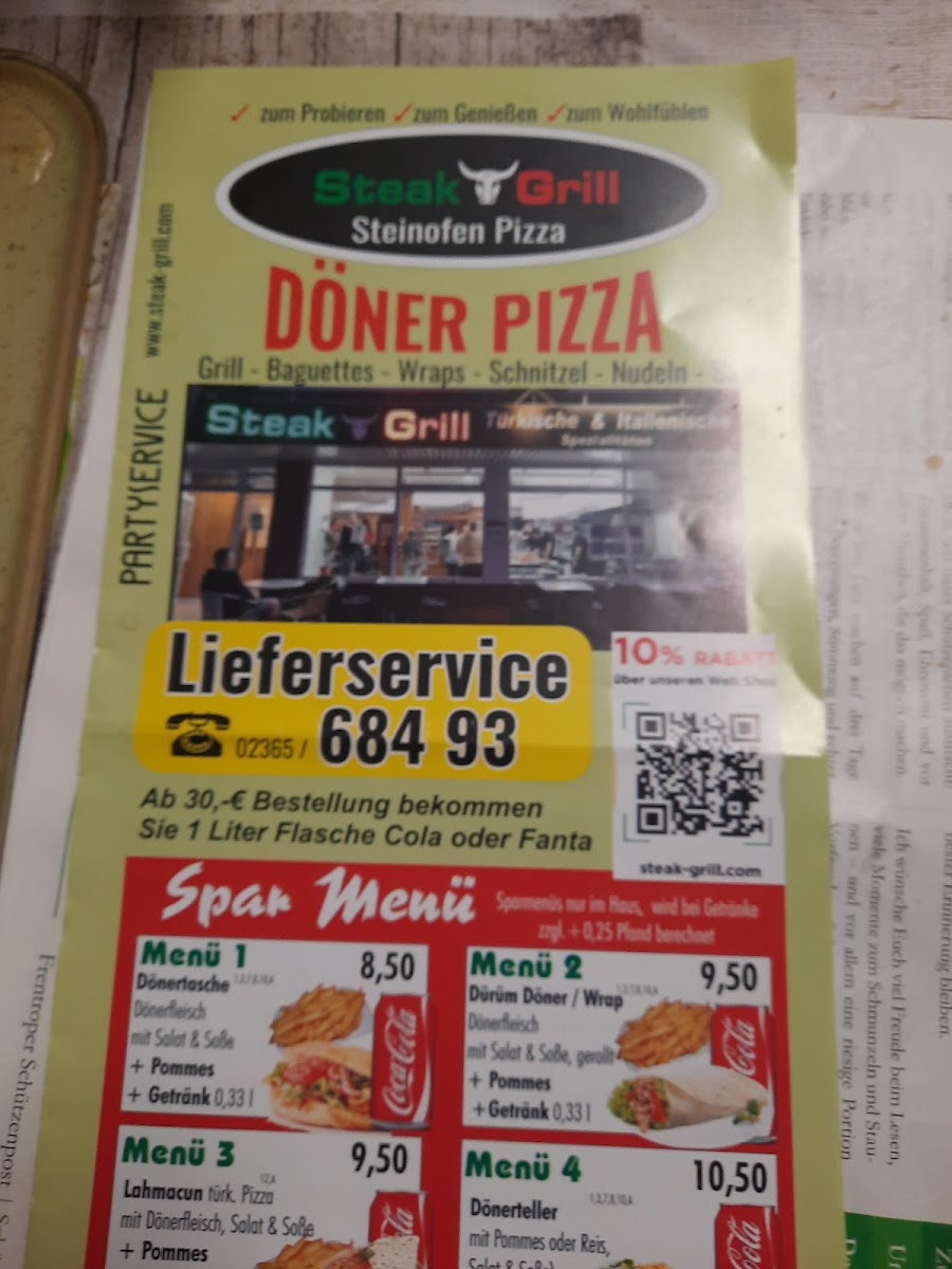 Steak Grill Photo Menu 1