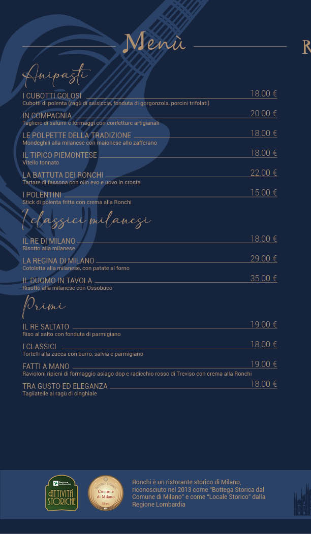 Ristorante Ronchi Photo Menu 2