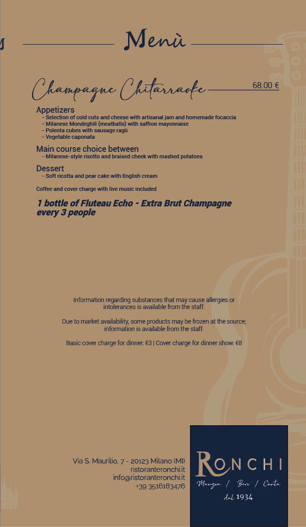 Ristorante Ronchi Photo Menu 7