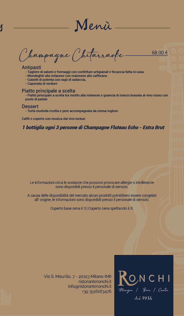 Ristorante Ronchi Photo Menu 8