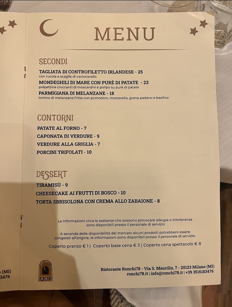 Ristorante Ronchi Photo Menu 9
