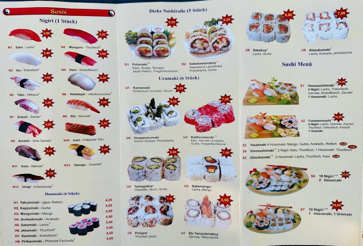 China-Restaurant Asia Palast Photo Menu 2