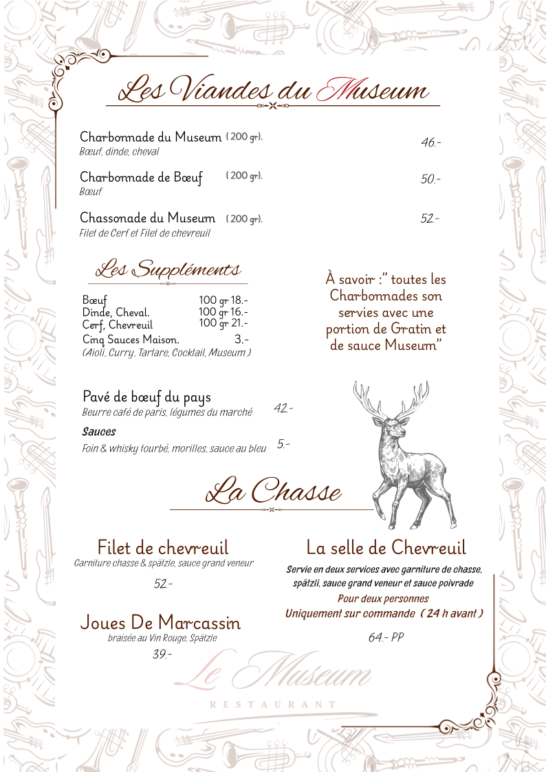 Restaurant Le Museum Photo Menu 4