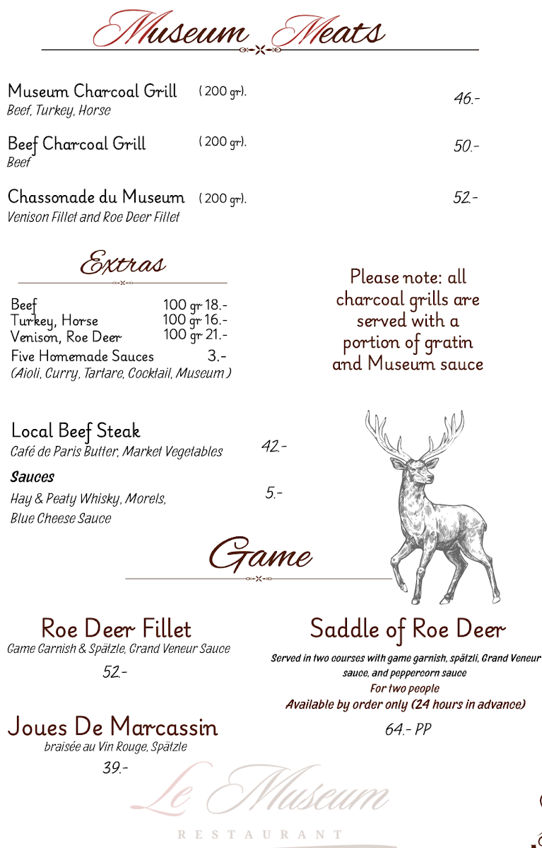 Restaurant Le Museum Photo Menu 8