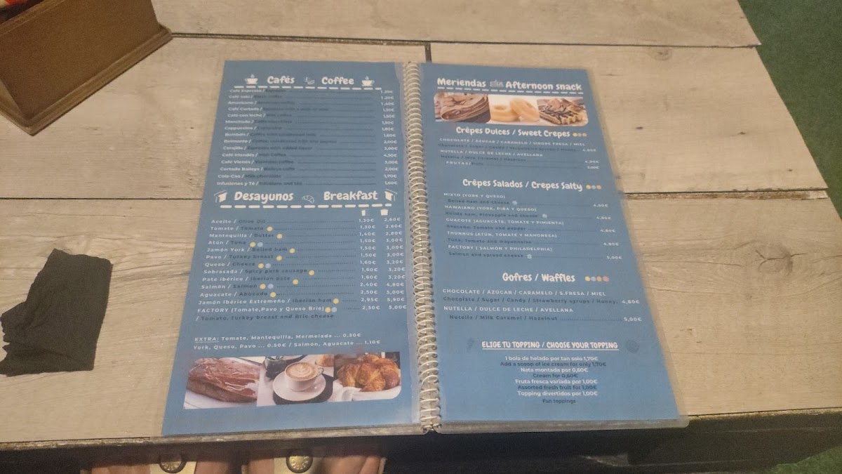 Ice cream Factory coffee Photo Menu 4