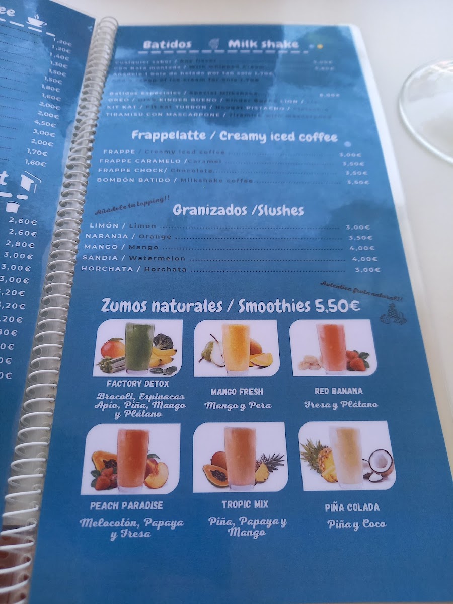 Ice cream Factory coffee Photo Menu 8