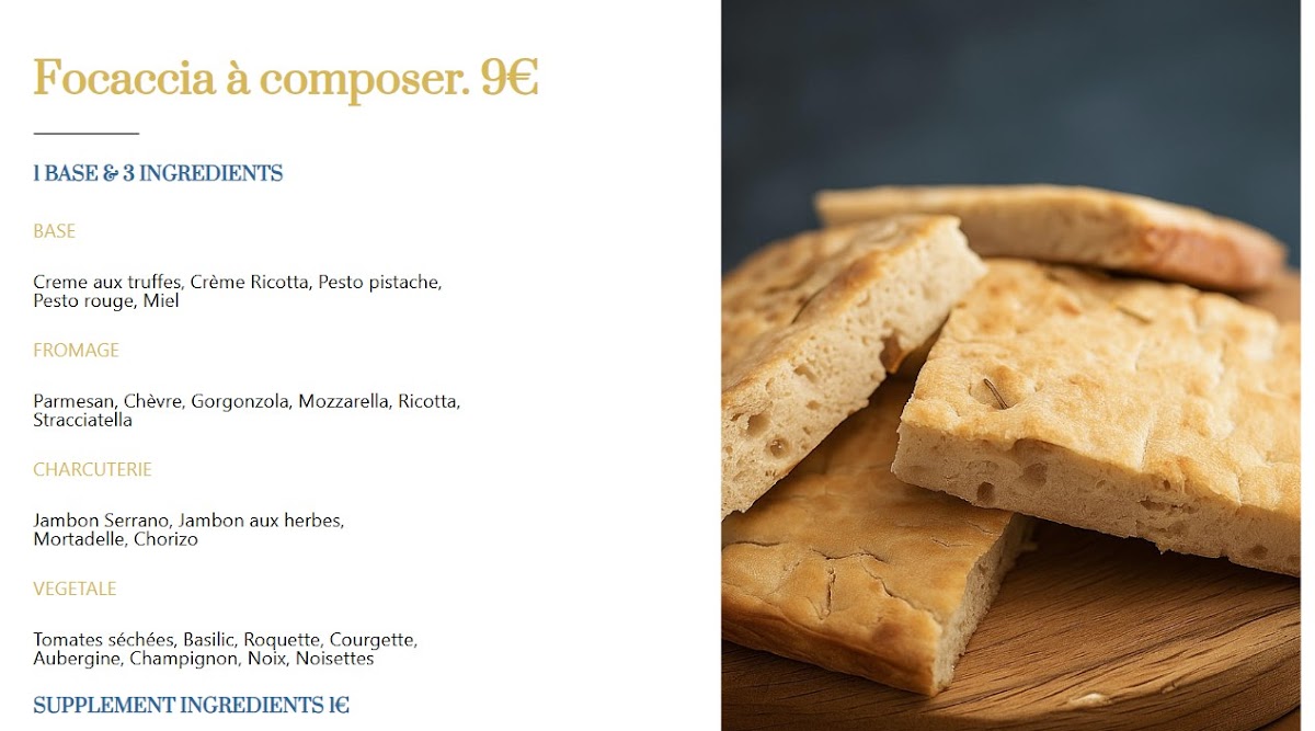 AN FOCACCIA Photo Menu 2
