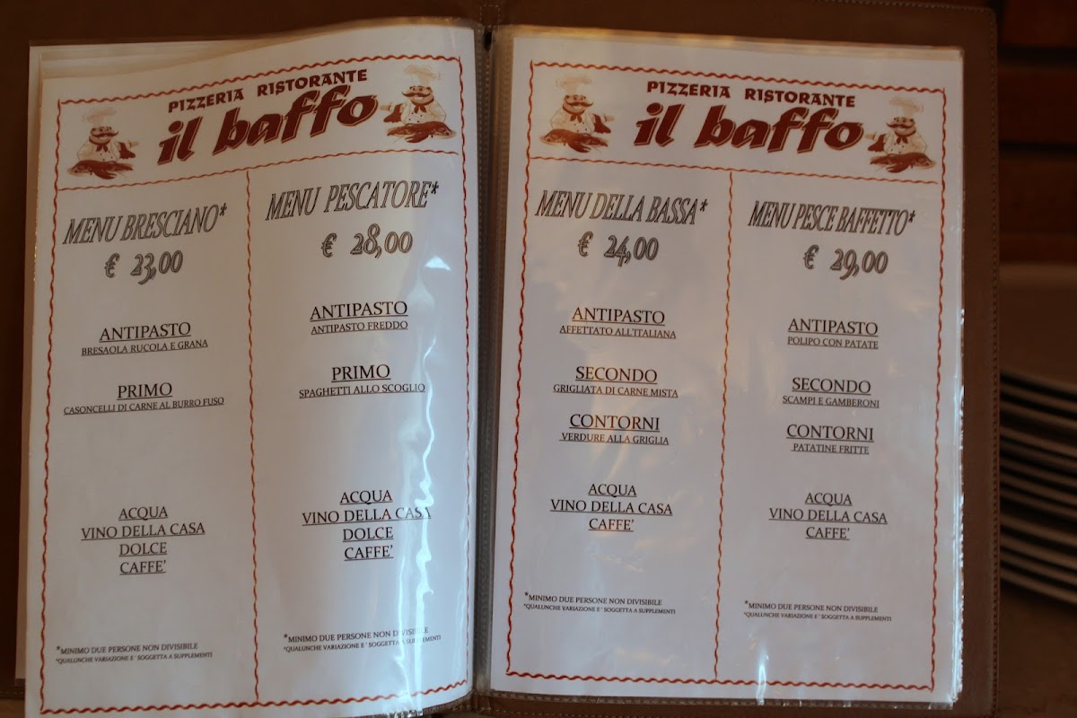 Ristorante Pizzeria 'Il Baffo' Photo Menu 3