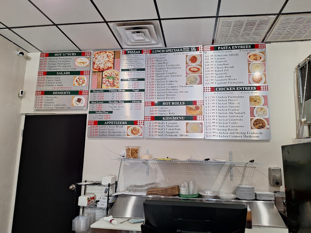 Frankie's Photo Menu 1