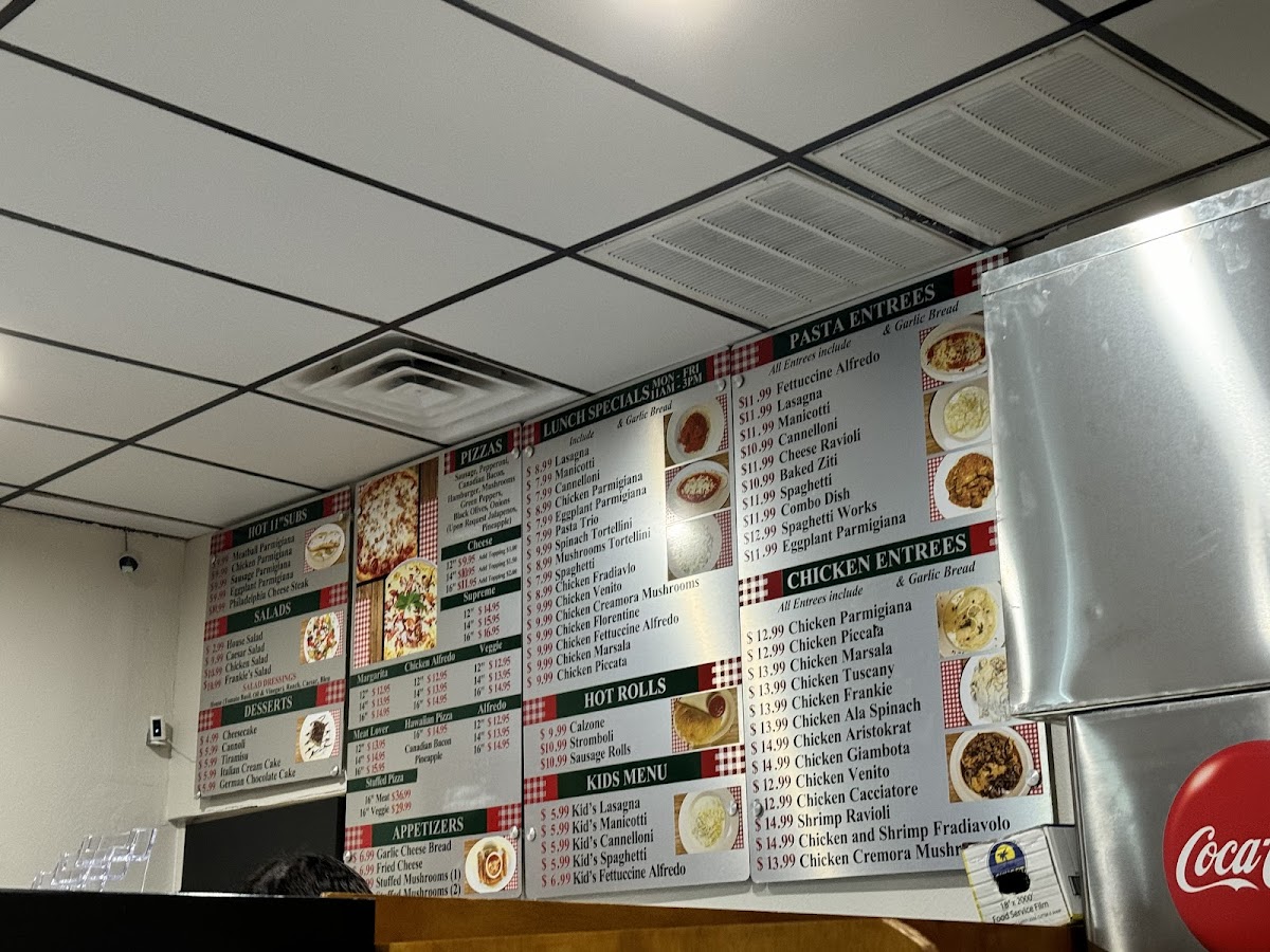 Frankie's Photo Menu 4