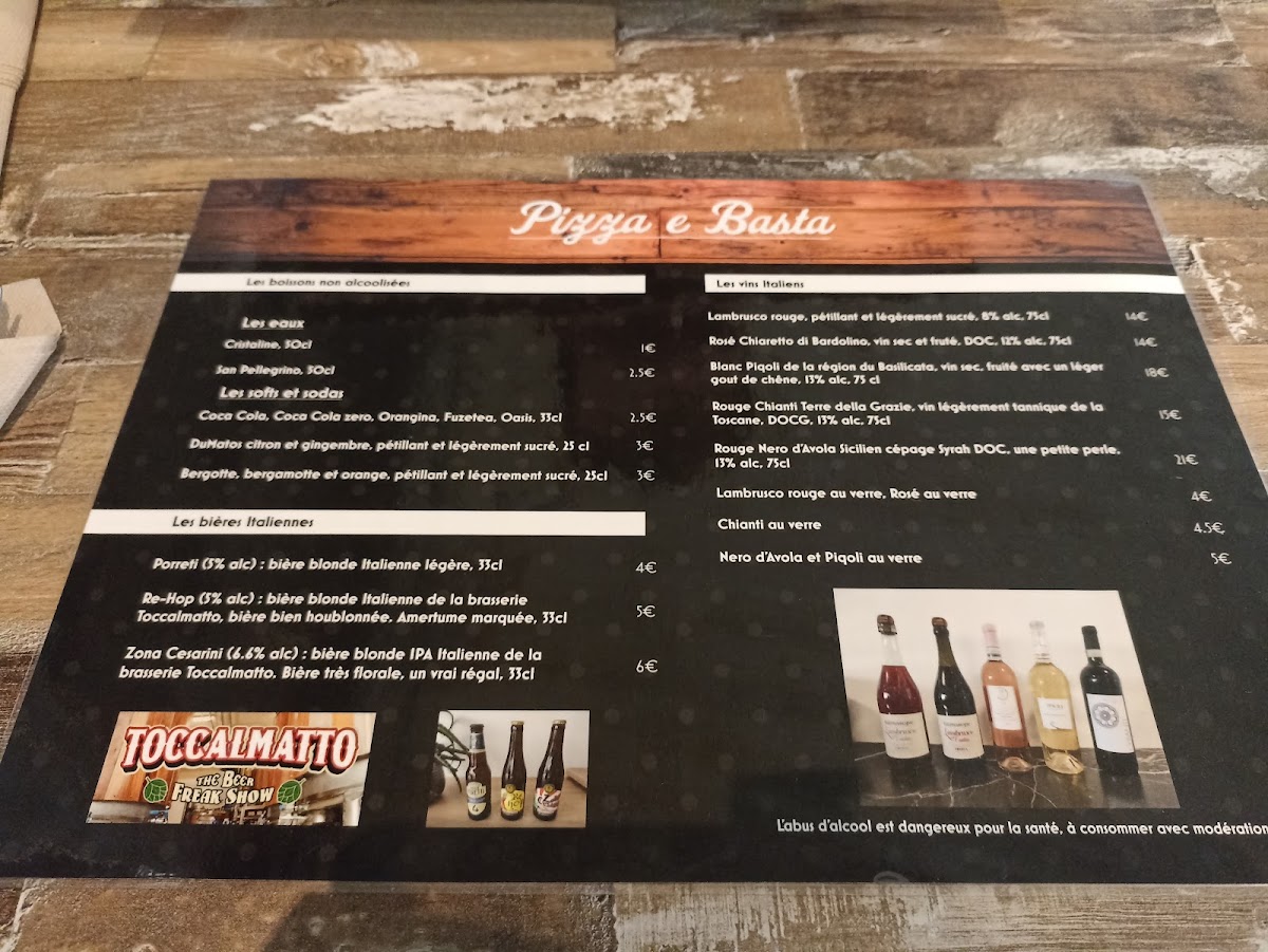 PIZZA E BASTA La Rochelle Photo Menu 6