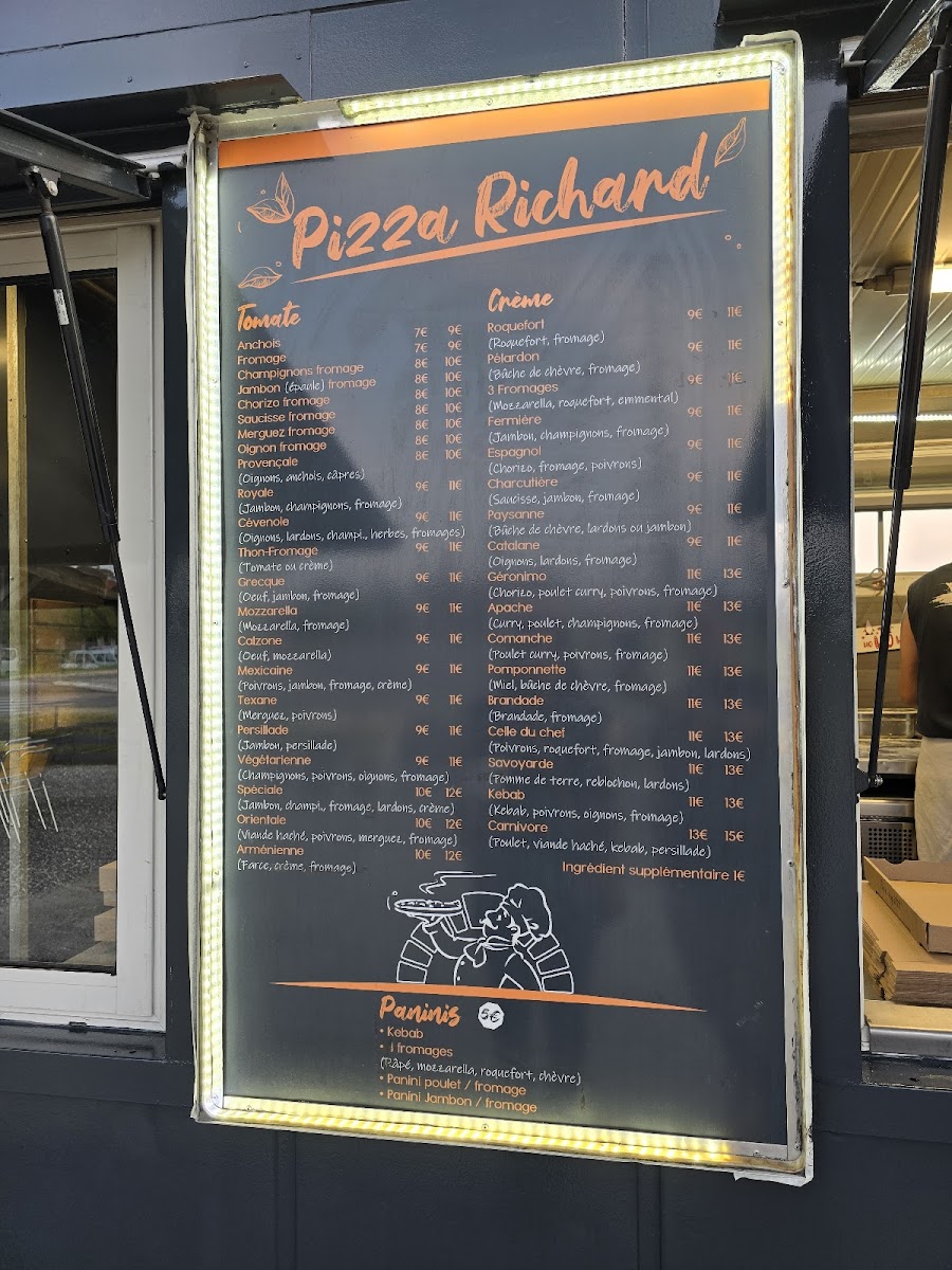 Pizza Richard rocade Photo Menu 1