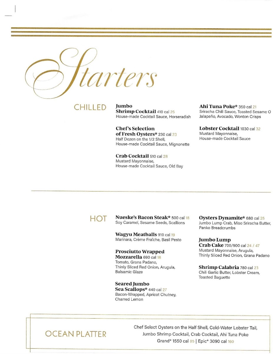 Morton's The Steakhouse - Desert Diamond Photo Menu 2