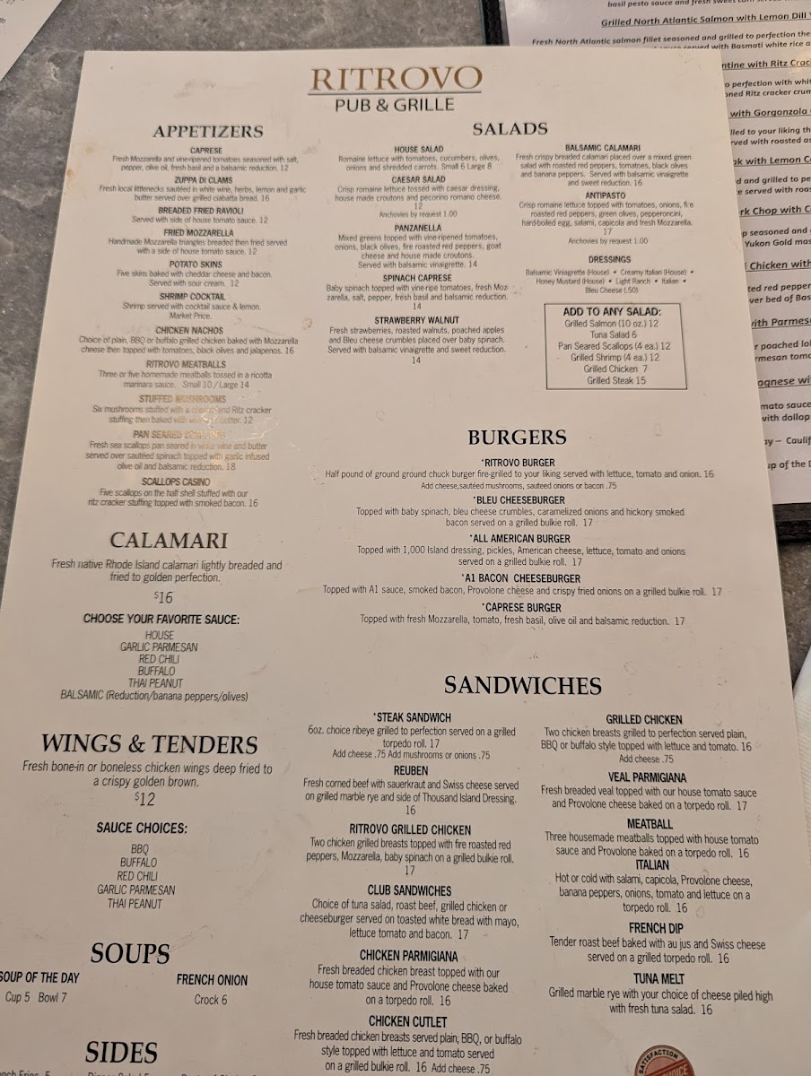 Ritrovo Photo Menu 5