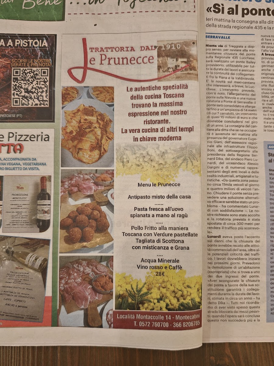 Trattoria le prunecce Photo Menu 4