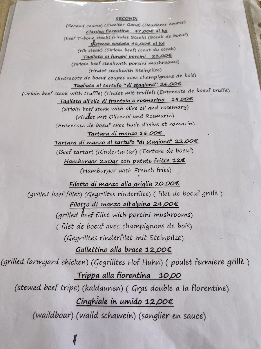 Trattoria le prunecce Photo Menu 7