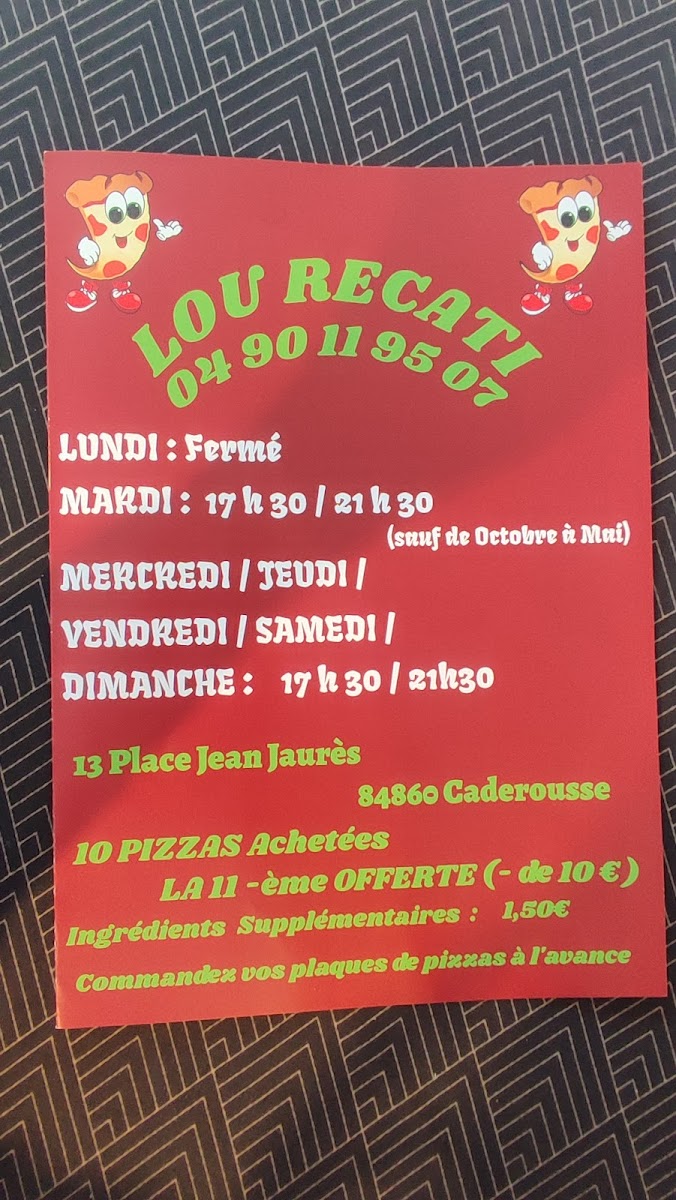 Lou recati Photo Menu 10