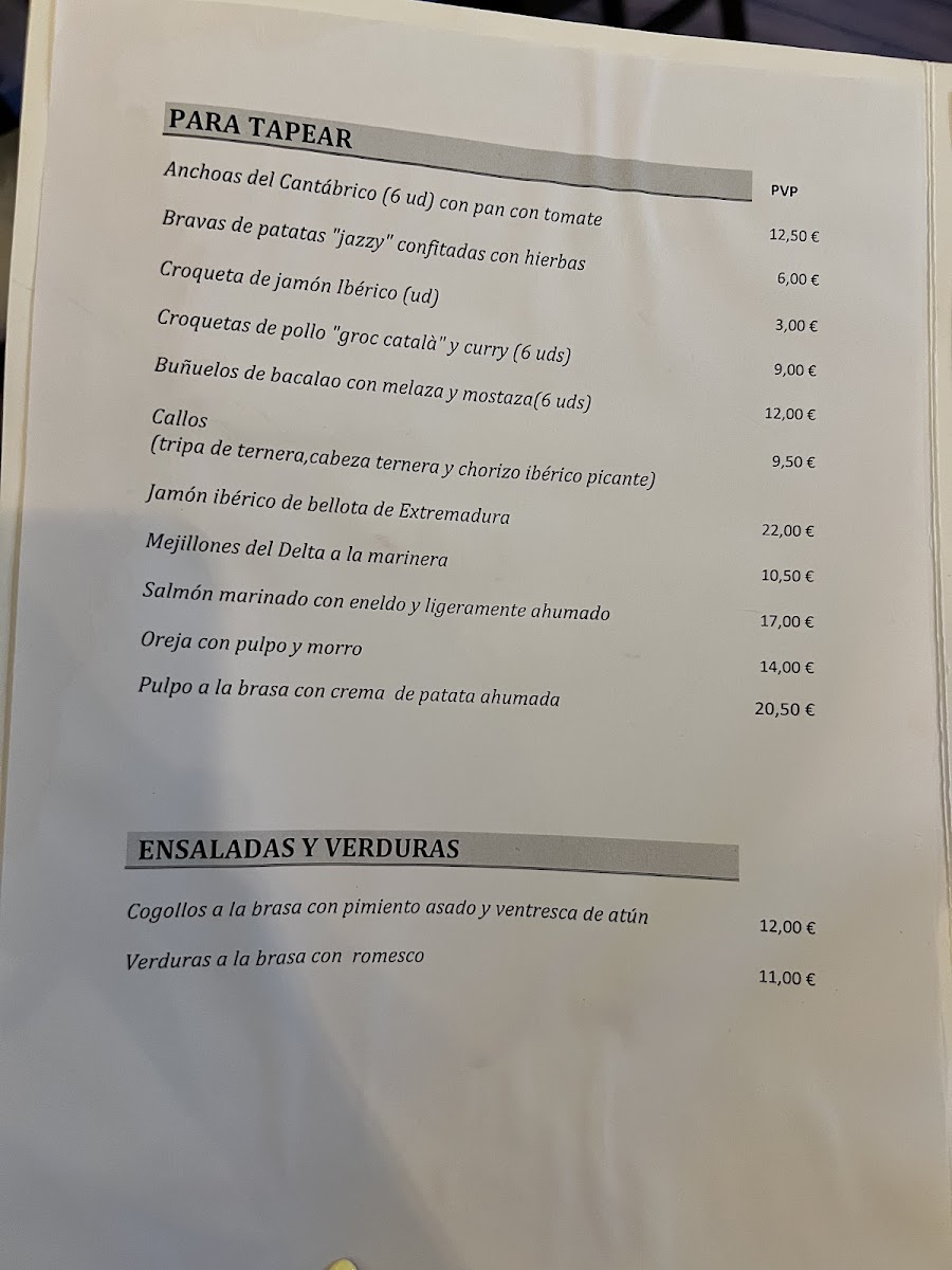Remol Restaurant Photo Menu 1