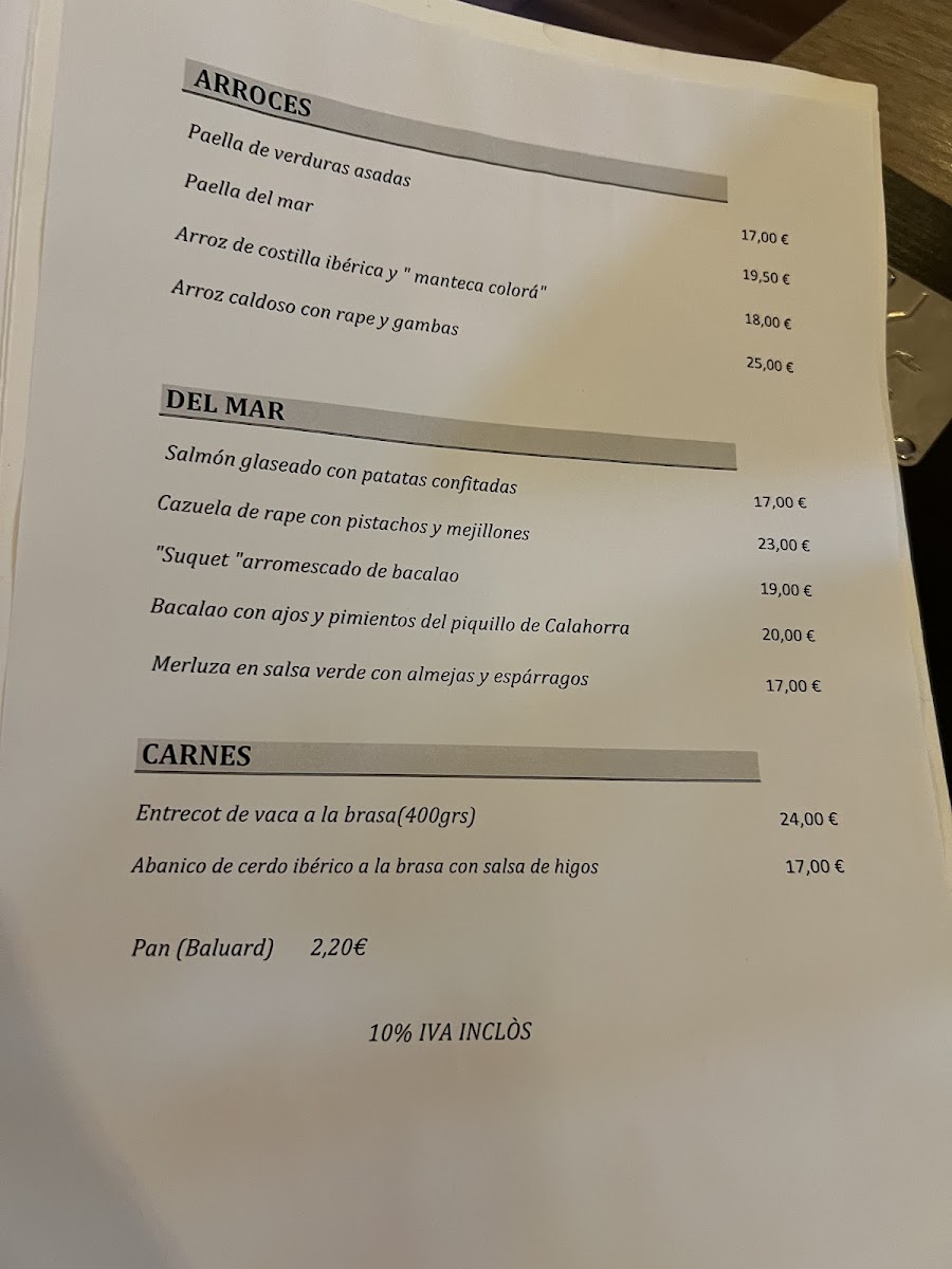 Remol Restaurant Photo Menu 2