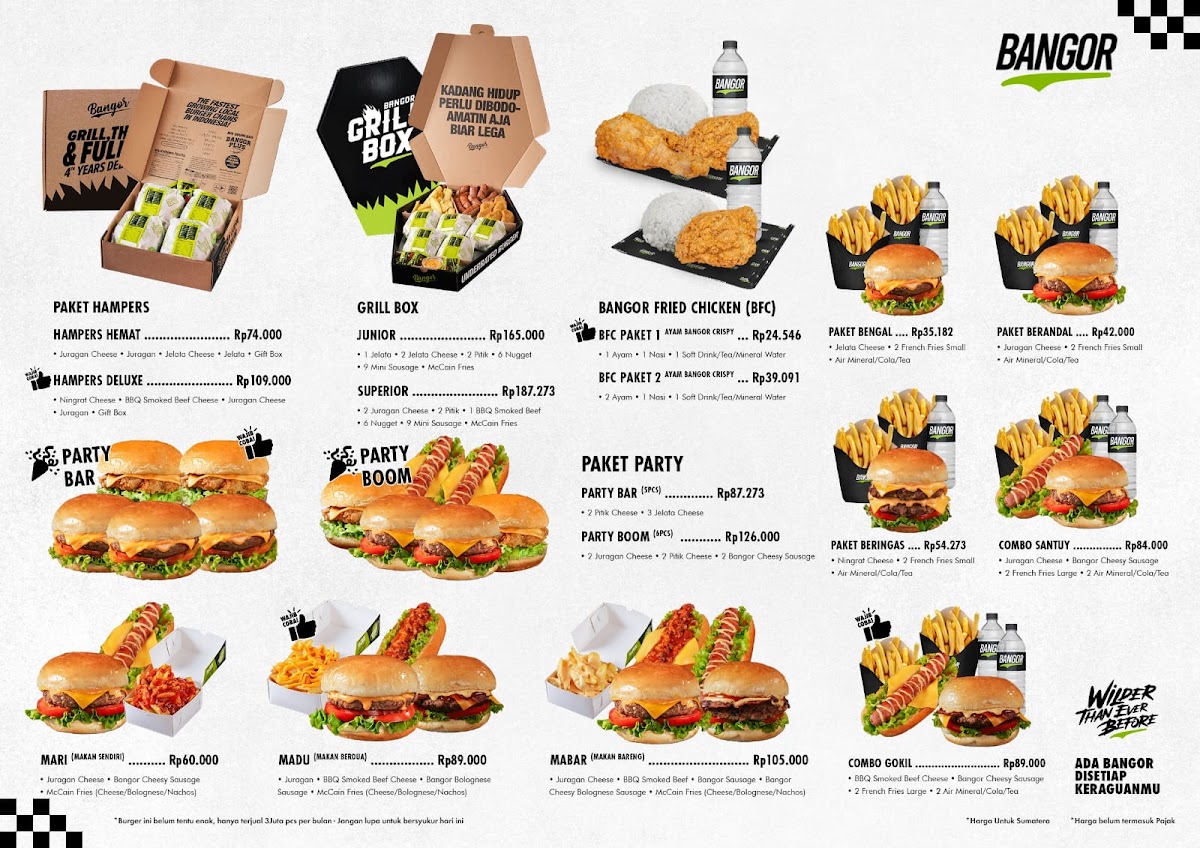 Burger Bangor Photo Menu 1