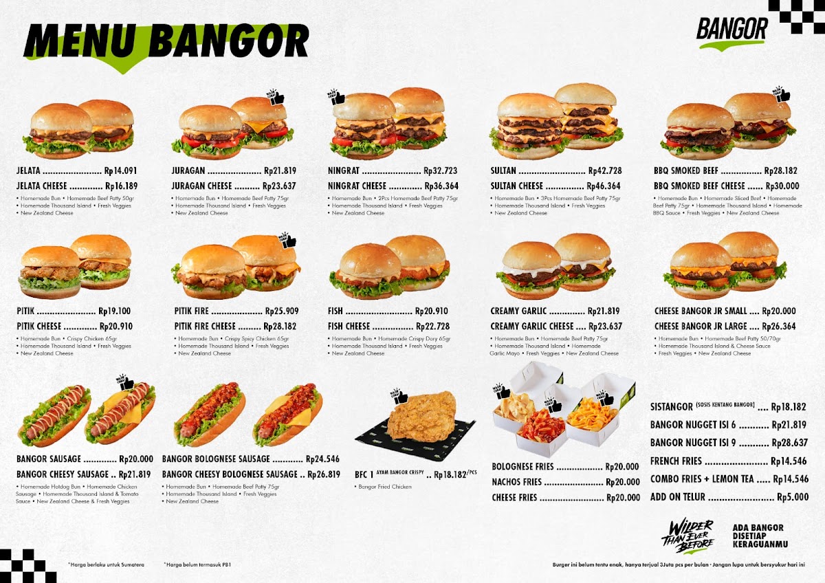 Burger Bangor Photo Menu 2