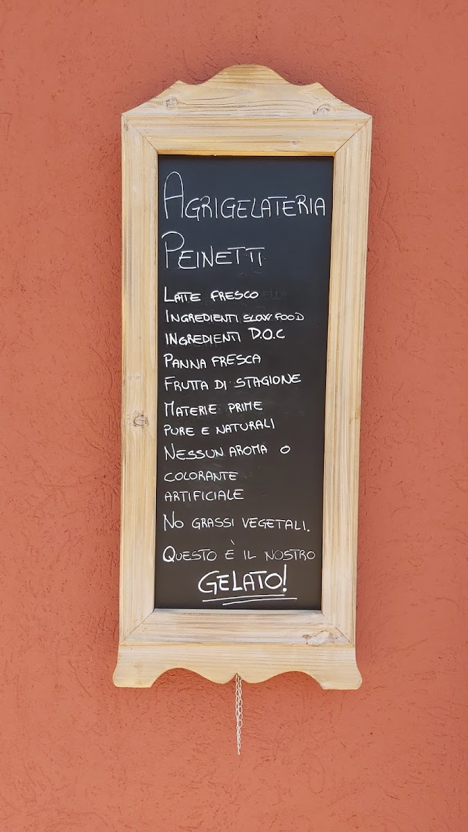 Agrigelateria Peinetti Photo Menu 1