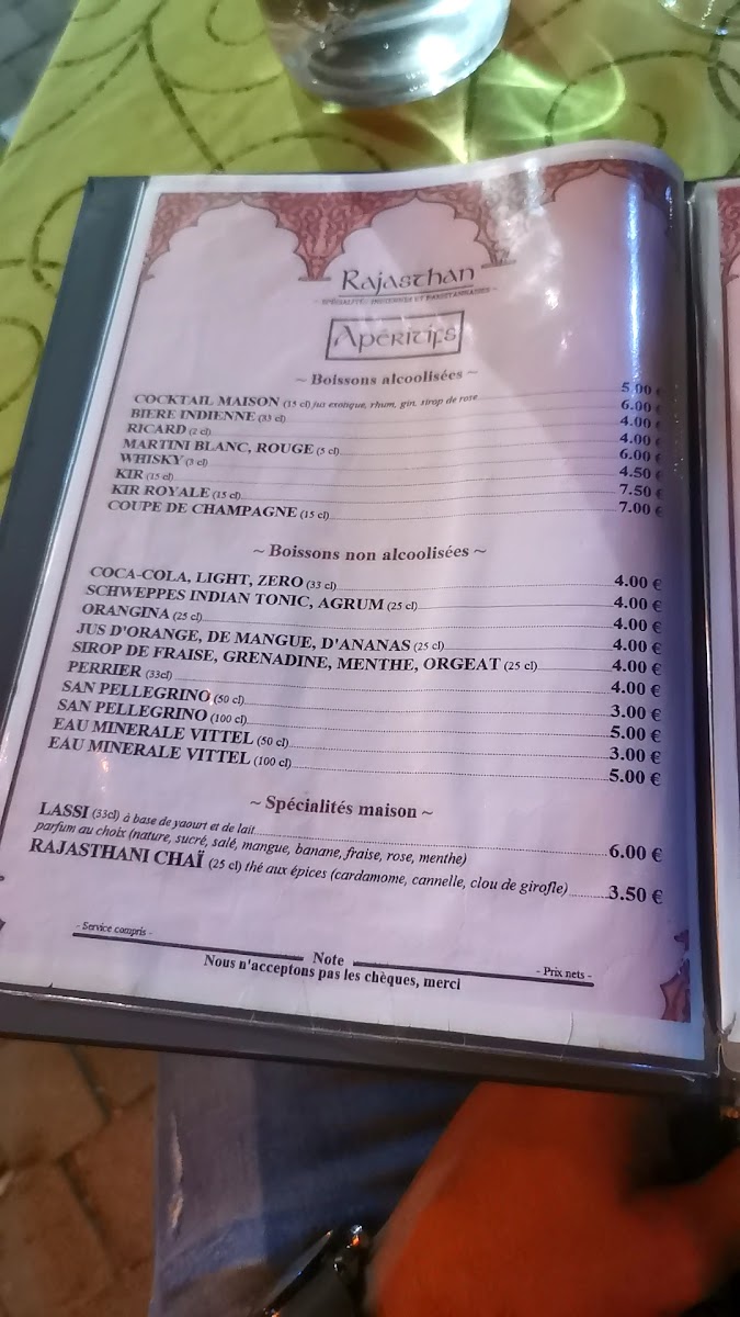 Rajasthan Restaurant Photo Menu 2