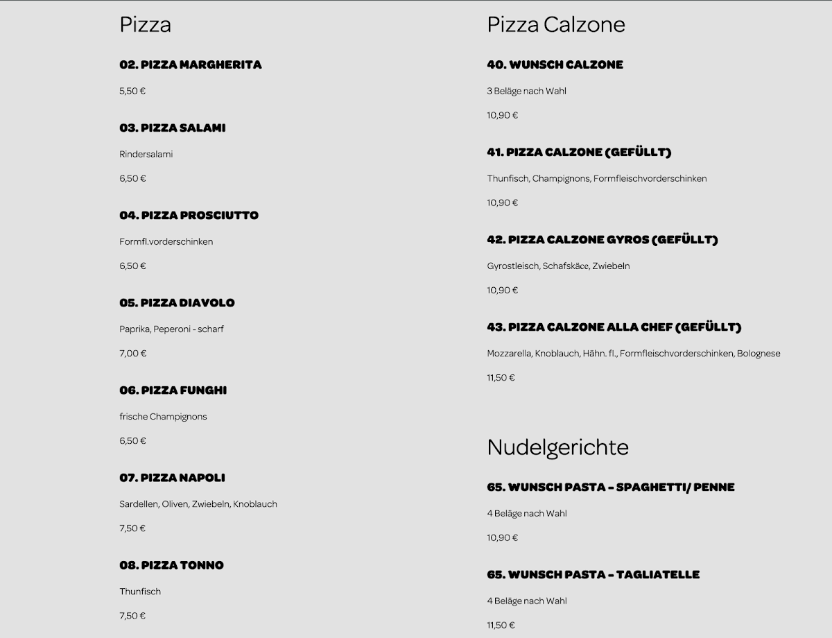 Cappo Pizzeria Photo Menu 7