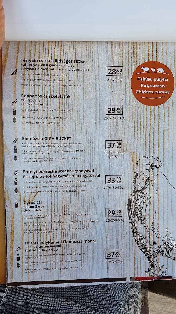 Elemozsia Bistro Photo Menu 1