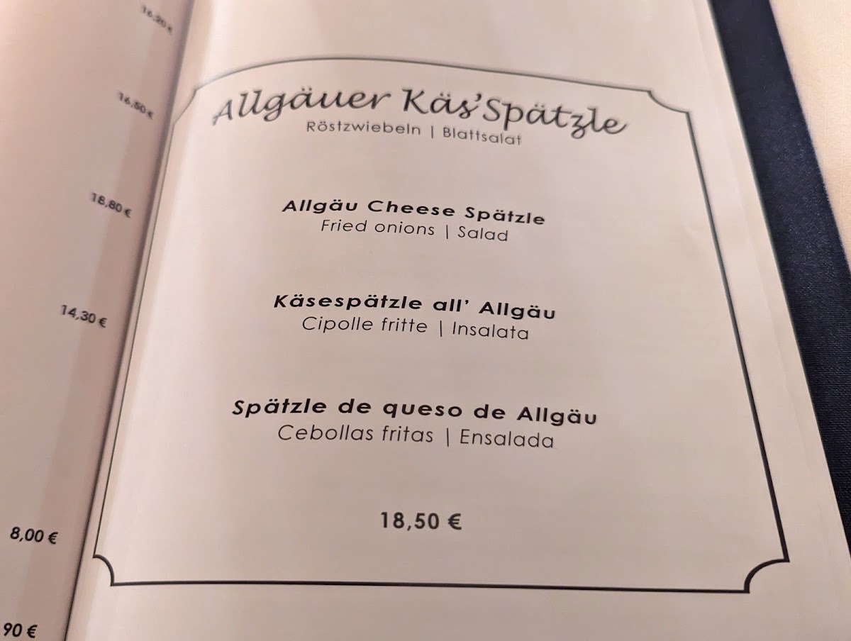Restaurant Müller Photo Menu 4