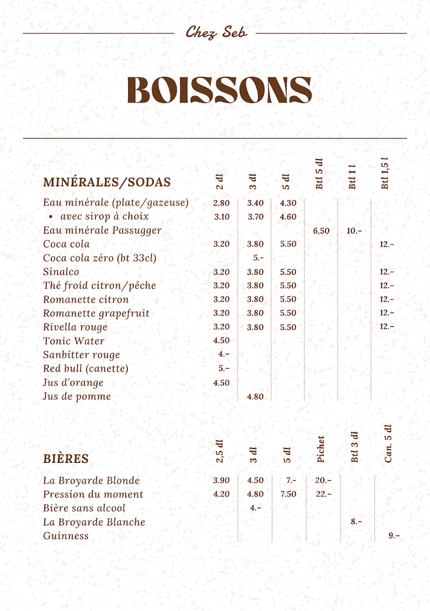 Restaurant Au Vieux Four Photo Menu 3