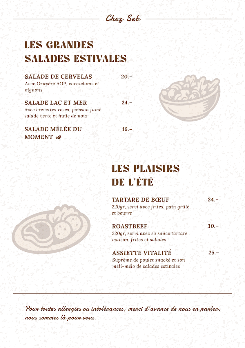Restaurant Au Vieux Four Photo Menu 6
