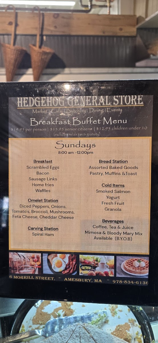 Hedgehog General Store Photo Menu 3