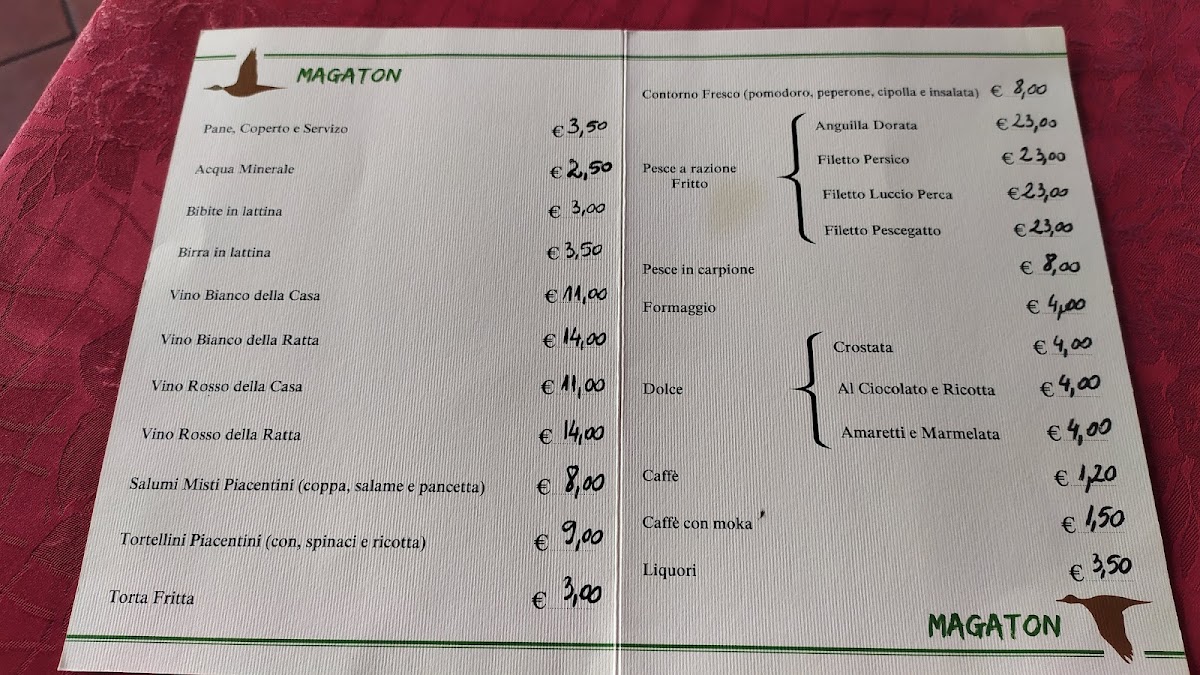 Trattoria Magaton sul Po Photo Menu 2