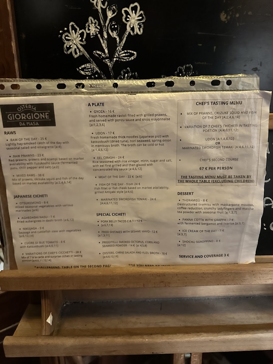 Osteria Giorgione da MASA Photo Menu 6